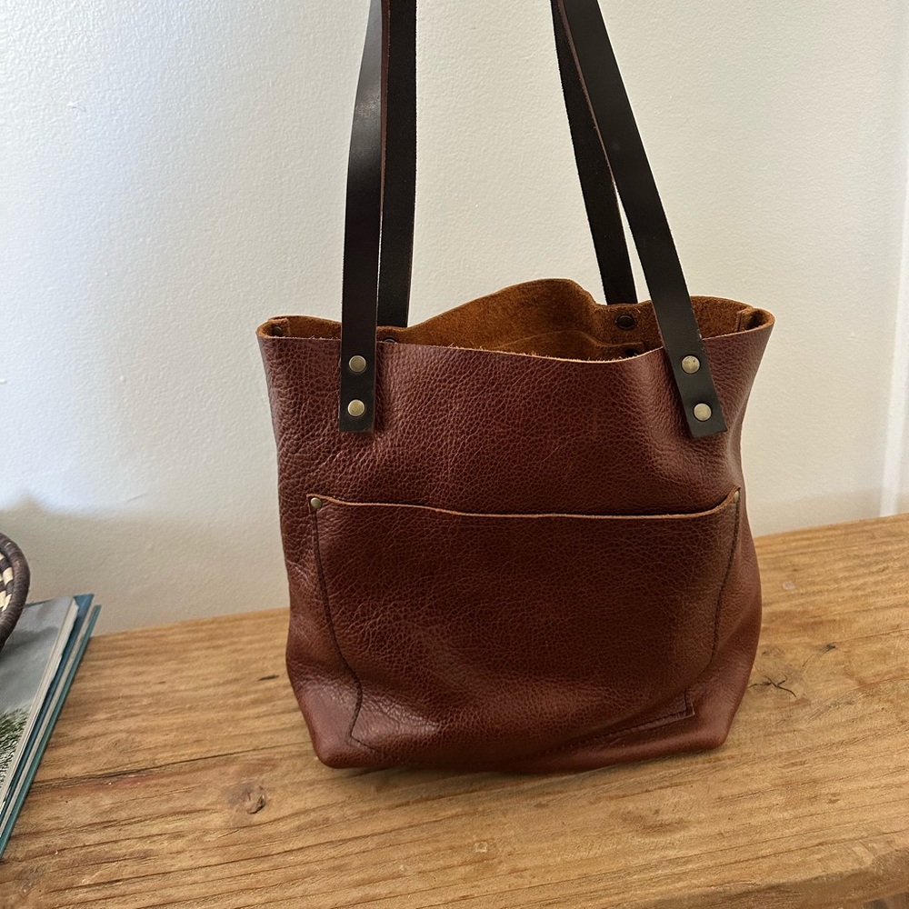 Portland leather company tote